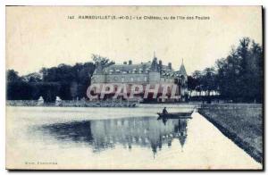 Old Postcard Rambouillet S and O Chateau seen from the Isle of Hens