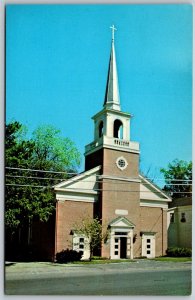 Vtg Salisbury Connecticut St Johns Episcopal Church Chrome View Postcard