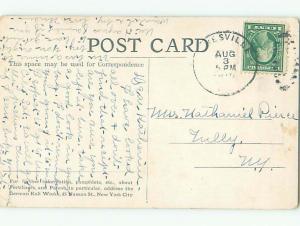 1915 postcard ad POTATO FERTILIZER FROM LEBANON SPRINGS NEW YORK NY k7693