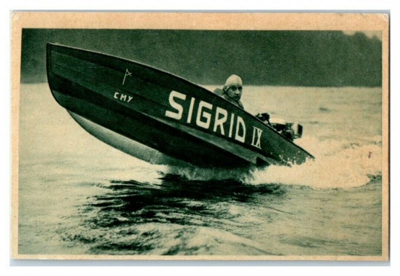 Motor Boat Racing, Sport II, Echte Wagner German Trade Card *VT31V