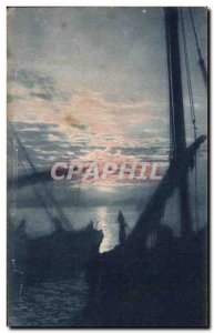 Postcard Old Navy Ship