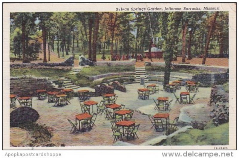 Missouri Jefferson Barracks Sylvan Springs Garden 1943