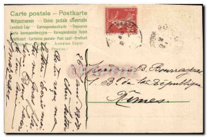 Old Postcard Fantasy Flowers Children