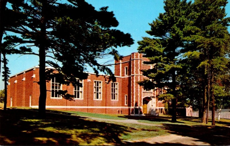 Maine Gorham Russell Hall Auditorium and Gymnasium Gorham State Teachers College