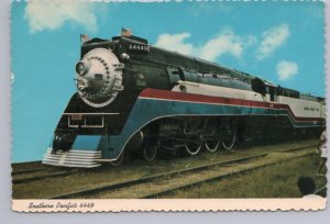Southern Pacific 4449 Steam Locomotive, American Freedom Train, Chrome Postcard