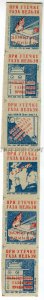 500158 USSR Caution Use of Strip Baykal match labels