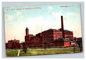 Vintage 1910s Postcard US Govt Bureau of Engraving and Printing, Washington D.C.