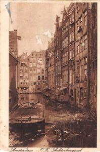 B98209 amsterdam o z achterburgwal netherlands postcard painting