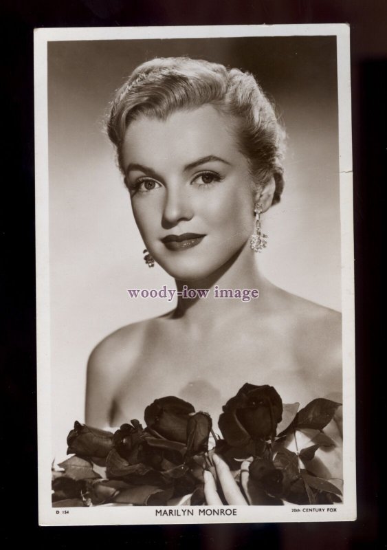 b0292 - Film Actress - Marilyn Monroe - Picturegoer No.D 154 - postcard