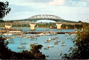 New Zealand Auckland The Harbour Bridge