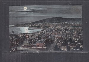 NEW ZEALAND, WELLINGTON, ORIENTAL BAY, NIGHT SCENE, c1910 ppc., unused.