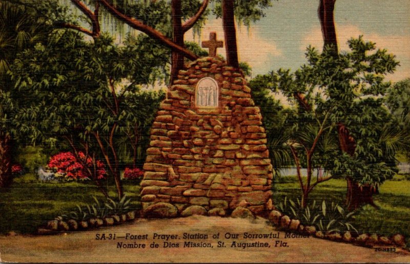 Florida St Augustine Nombre de Dios Mission Forest Prayer Station Of Our Sorr...