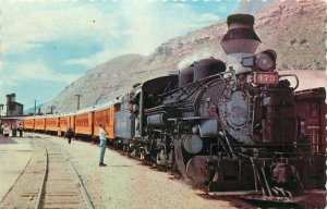 Famed Durango & Silverton Narrow Gauge Railroad Excursion Train Vtg Postcard