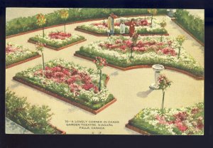 Niagara Falls, Ontario, Canada Postcard, Lovely Corner In Oakes Garden Theatre