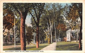 Main Street Front of inn - Great Barrington, Massachusetts MA  