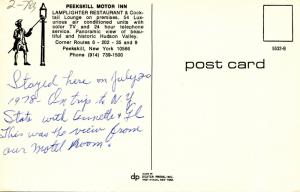 NY - Peekskill. Peekskill Motor Inn & Lamplighter Restaurant