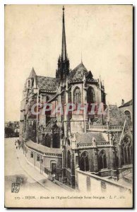Old Postcard Dijon Apse of the Church Cathedrale Saint Benigne