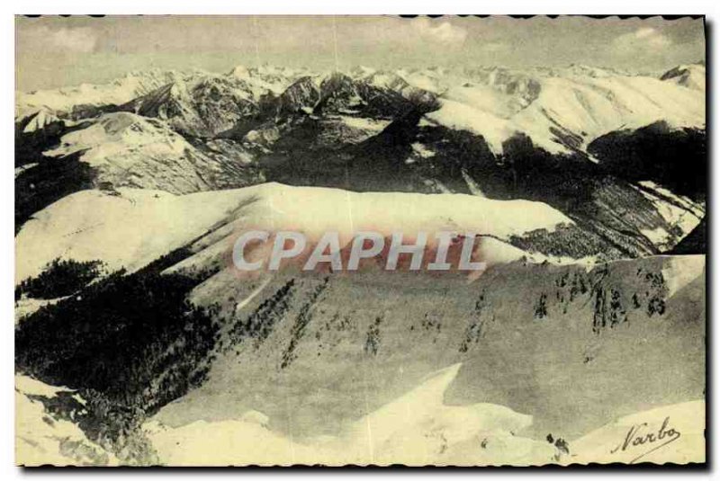 Postcard Old Superbagneres Tray