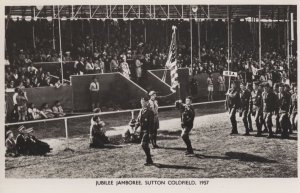 Boy Scouts Parade Procession Jubilee Jamboree Sutton Coldfield 1957 Old Postcard