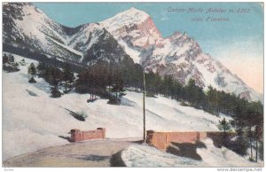 Cadore- Monte Antelao m. 2263 Visto d'Inverno, Veneto, Italy, 1900-1910s