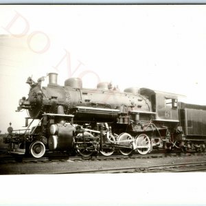 1925 Toledo, OH TTR 61 Locomotive RPPC Real Photo PC Toledo Terminal Railway A49