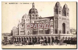 Old Postcard Marseille La Cathedrale