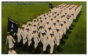 Illinois U.S.S. Naval Training center ,WAVE Drill Team
