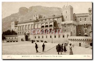 Old Postcard Monaco The Prince's Palace and the dog Tete