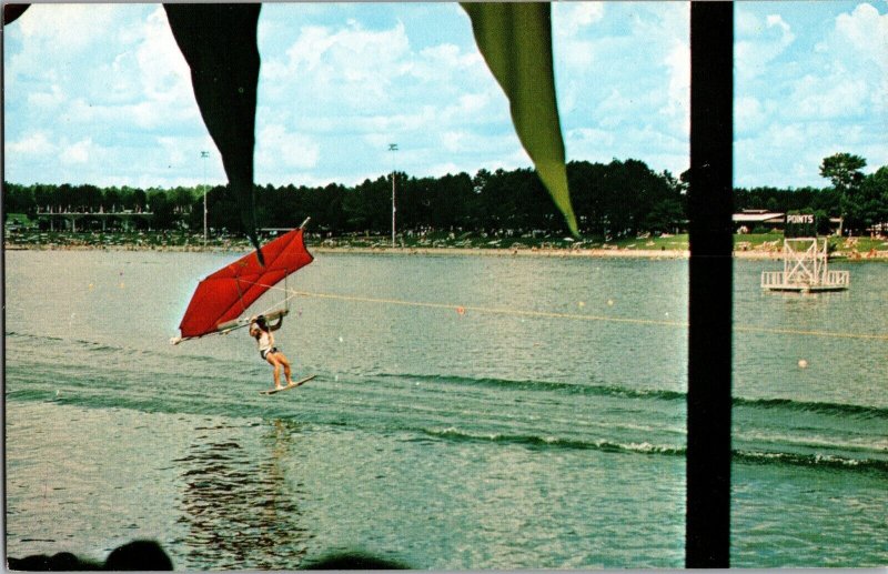 Human Kite Flying at Callaway Gardens, Pine Mountain GA Vintage Postcard K68