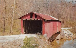 Rolling Stone Bridge Early 1900 - Putnam County, Indiana IN