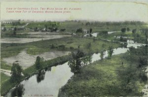 C.1910 View of Chippewa River, Vintage Postcard P45