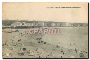 Old Postcard Royan La Grande Conche general view