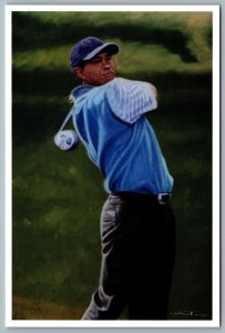 Postcard Tiger Woods by Stephen Marotta Players Authentic Direct #687/20000