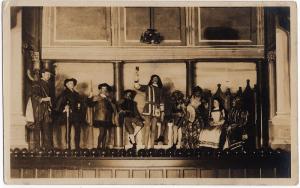 1907-1915 RPPC Shakespearean Stage Actors Play Theatre CYKO Real Photo Postcard 