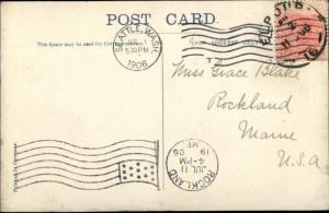 Melbourne Australia Elizabeth St. 1906 Used Postcard