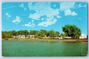 1972 Osakis Minnesota Vintage Postcard Paradise Beach Resort Cottage Posted
