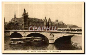 Old Postcard Paris Conciergerie