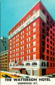 Watterson Hotel Louisville KY Kentucky VTG Postcard UNP Unused Vintage Chrome 