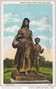 Oklahoma Ponca City Pioneer Woman Statue 1944