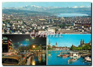 Modern Postcard Zurich