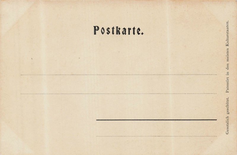 Leipzig Germany~Rathaus~1900s Bas Relief POSTCARD