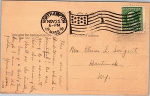 Auditorium, Smith College, Northampton Massachusetts c1910 Vintage Postcard K12