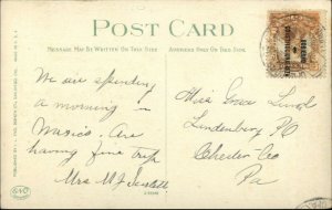 Mexican Home & Family Nice Stamp Cancel c1910 Used Postcard