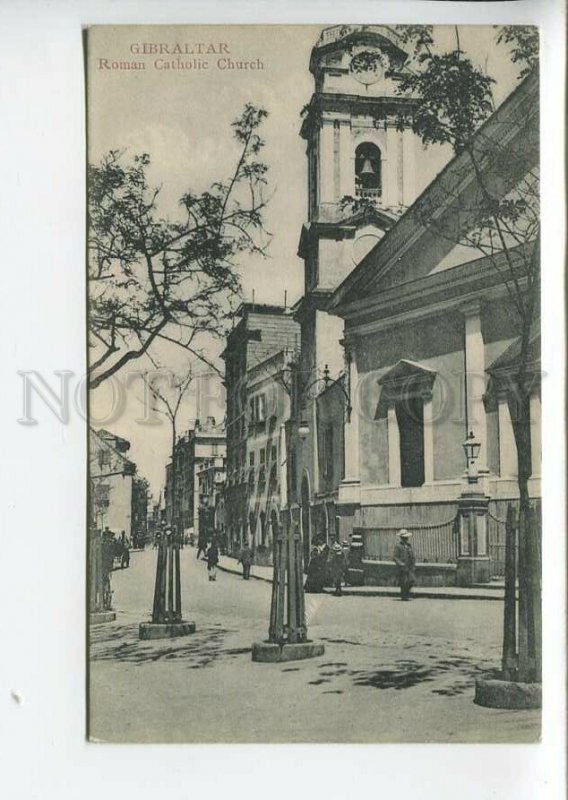 438669 Gibraltar Roman Catholic Church Vintage postcard