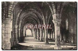 Old Postcard Interior of & # 39Abbaye Vaux de Cernay