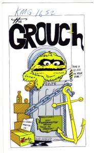 OCSAR the GROUCH Old CB Radio Postcard Garbage Can