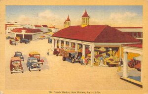 Old French New Orleans, Louisiana, USA Market 1947 