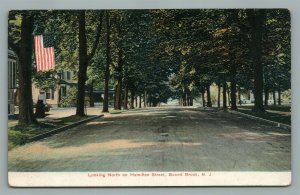 BOUND BROOK NJ HAMILTON STREET ANTIQUE POSTCARD