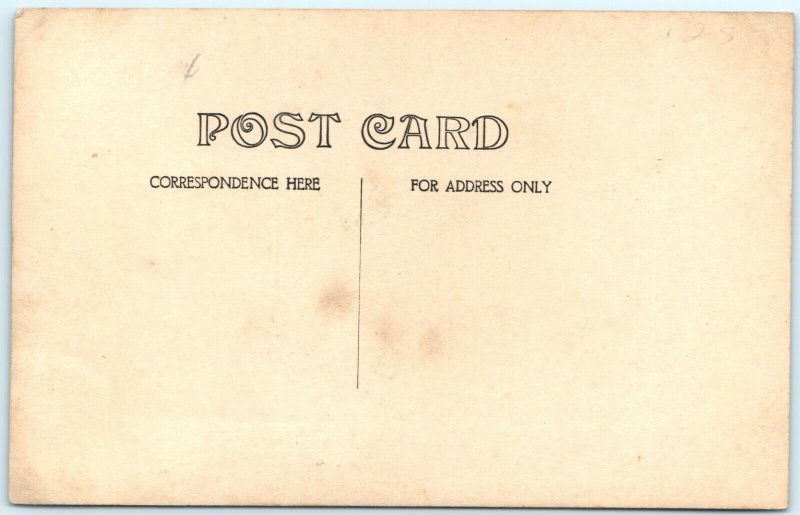 c1907 Beaver Dam, WI RPPC Linfield Hall Wayland Academy University Postcard A44