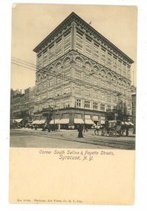 NY - Syracuse. South Salina Street & Fayette Street ca 1905